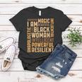 Black Woman Educated Intelligent Resilient Powerful Proud Women T-shirt Funny Gifts