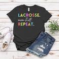 Cute Lacrosse Mom Stuff Repeat Design For Lax Life Mother Women T-shirt Unique Gifts