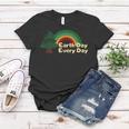 Earth Day Everyday Rainbow Pine Tree V2 Women T-shirt Unique Gifts