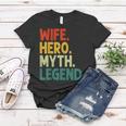 Ehefrau Held Mythos Legende Retro Vintage-Frau Frauen Tshirt Lustige Geschenke