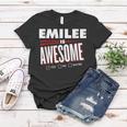 Emilee Is Awesome Family Friend Name Funny Gift Women T-shirt Funny Gifts