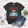 Evil Santa Wheres My Favorite Ho Funny Ugly Christmas Gift Women T-shirt Unique Gifts