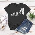 Evolution Climbing Berge Bergsteigen Klettern Frauen Tshirt Lustige Geschenke