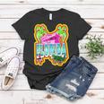 Farbenfroher Redneck Florida Alligator Frauen Tshirt, Lustiges Käfer-Design Lustige Geschenke