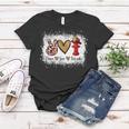 Firefighter Wife Life Peace Love Fire Wife Heart Women T-shirt Funny Gifts