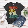 Freund Held Myth Legend Retro Vintage-Freund Frauen Tshirt Lustige Geschenke
