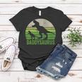 Funny Daddy DinosaurShirt Daddysaurus Fathers Day Shirts Women T-shirt Unique Gifts
