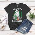 Funny Leprechaun Biden Happy Halloween For St Patricks Day Women T-shirt Funny Gifts