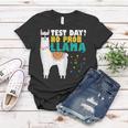 Funny Test Day Llama Teacher Exam TestingShirts Teaching Women T-shirt Unique Gifts