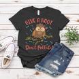Give A Hoot Dont Pollute Owl - Earth Day Shirt Gift Women T-shirt Unique Gifts