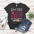 God Gifted Me Two Titles Mom And Mommy Flower Mothers Day Women T-shirt Unique Gifts