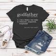 Godfather Definition Role Model Gift Godchild Baptismal Women T-shirt Unique Gifts