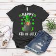 Happy 4Th Of July Funny Joe Biden Leprechaun St Patricks Day Women T-shirt Funny Gifts