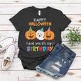 Happy Halloween And Yes Its My Birthday Cute Shirts Women T-shirt Unique Gifts