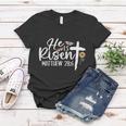 He Is Risen Christians Cross Jesus Religious Easter Day Women T-shirt Unique Gifts