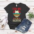 Heart Cat For Valentine For Me My Cat Is My Valentine Women T-shirt Funny Gifts