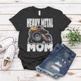 Heavy Metal Mom Retro Monster Truck Music Mother Women T-shirt Funny Gifts
