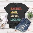 Herren Banker Mann Mythos Legende Frauen Tshirt Lustige Geschenke