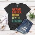 Herren Großvater Hero Myth Legend Retro Vintage Lustiger Opa Frauen Tshirt Lustige Geschenke
