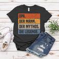 Herren Opa Der Mann Der Mythos Die Legende Großvater Geschenk Frauen Tshirt Lustige Geschenke