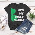 Hes My Lucky Charm Funny St Patricks Day Couple Women T-shirt Funny Gifts