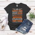 I Am A Lucky Son Im Raised By A Freaking Awesome Mom Tshirt Women T-shirt Unique Gifts