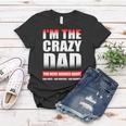 Im The Crazy Dad You Were Warned About Bad Jokes Women T-shirt Unique Gifts