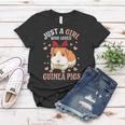Just A Girl Who Loves Guinea Pigs Lover Mom Girls Cavy Gift Women T-shirt Funny Gifts