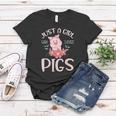 Just A Girl Who Loves Pigs Hog Lover Cute Farmer Gift Girls Women T-shirt Funny Gifts