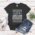 Lets Go Brandon Ugly Christmas Sweater Essential 17 Women T-shirt Unique Gifts
