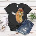 Lustiges Hot Dog Dabbing Frauen Tshirt, Tanzendes Würstchen Design Lustige Geschenke