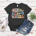 Mental Health Matters Be Kind Groovy Retro Mental Awareness Women T-shirt Unique Gifts