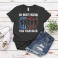 My Best Friend Has Your Back MilitaryWomen T-shirt Unique Gifts