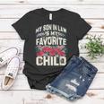 My Son-In-Law Is My Favorite Child Butterfly Mom Flowers Women T-shirt Unique Gifts