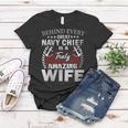 Navy Chief A Truly Amazing Wife Navy Chief Veteran Women T-shirt Funny Gifts