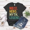 Niece Hero Myth Legend Retro Vintage Nichte Frauen Tshirt Lustige Geschenke