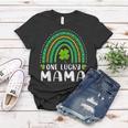 One Lucky Mama Rainbow Saint Patricks Day Lucky Mom Mother Women T-shirt Personalized Gifts