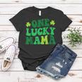 One Lucky Mama Retro Vintage St Patricks Day Clothes Women T-shirt Unique Gifts