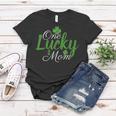 One Lucky Mom Shamrock Mom Life St Patricks Day Women T-shirt Funny Gifts