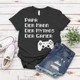 Papa Vater Mythos Legende Gamer Zocker Langarmshirt Frauen Tshirt Lustige Geschenke