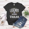 Personalisiertes Legends Are Named Vihaan Frauen Tshirt, Sternen-Design Lustige Geschenke