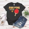 Ping Pong Ninja Tischtenniskelle Frauen Tshirt Lustige Geschenke