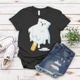 Polar Bear Ice Popsicle Melt Earth Day Teacher Shirt Women T-shirt Unique Gifts