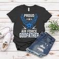 Proud Air Force Godfather Veteran Pride Women T-shirt Funny Gifts