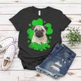 Pug St Patricks Day Clovers Women T-shirt Funny Gifts