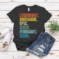 Retro Legendär Seit Februar 2005 18 Jahre Alt Frauen Tshirt Lustige Geschenke