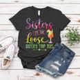 Sisters On The Loose Tie Dye Sisters Weekend Trip 2023 Women T-shirt Personalized Gifts