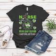 St Patricks Day Scrubs Top Nurse Is Like A Four Leaf Clover Women T-shirt Funny Gifts