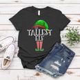 The Tallest Elf Family Matching Group Christmas Gift Funny Tshirt Women T-shirt Unique Gifts