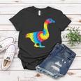 Tie Dye Goose Rainbow Print Waterfowl Hippie Peace Gift Women T-shirt Funny Gifts